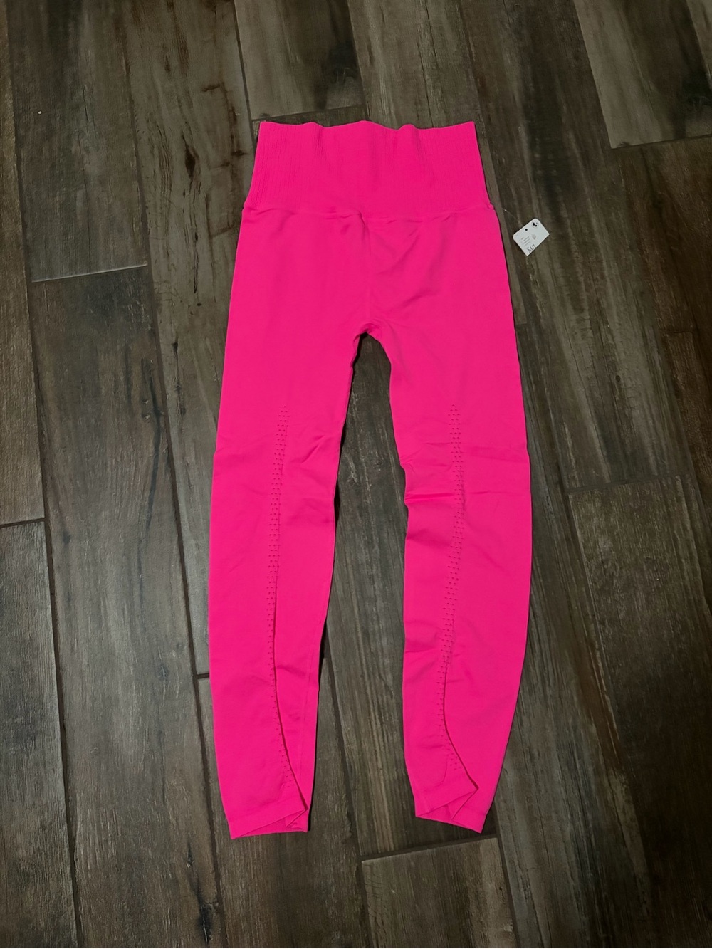 High-Waist Active Leggings - Hot Pink - Picture 2 of 5